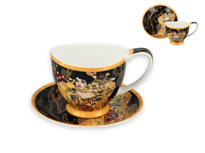 Šálek s podšálkem na espresso 100 ml Gustav Klimt Adela Bloch, CARMANI, 5320350