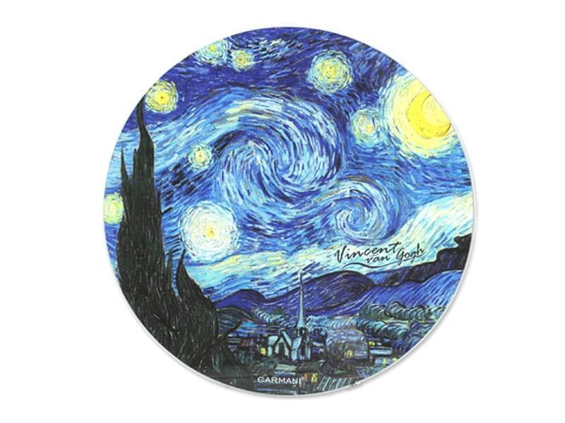 Skleněná podložka 30 cm Vincent van GOGH The Starry Night, CARMANI, 1952025