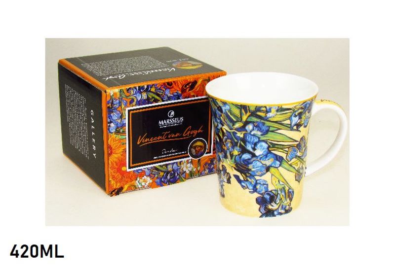 Hrnek 420 ml Vincent van Gogh irisy, MARSSEUS, 2164