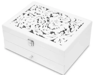 Šperkovnice dvoupodlažní bílá PL6301