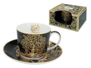 Šálek s podšálkem Gustav Klimt 230 ml The Trees, CARMANI, 5320061