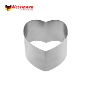 WESTMARK Formičky na tvarování pokrmů – srdce, set 2 ks
