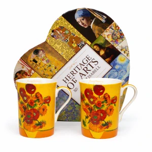 Hrnek 300 ml/set 2 ks Vincent van Gogh Slunečnice, Heritage of Arts
