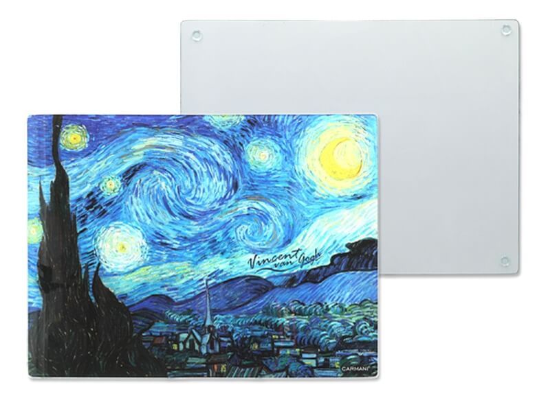 Skleněná podložka 40 x 30 cm Vincent van GOGH The Starry Night, CARMANI, 1952024