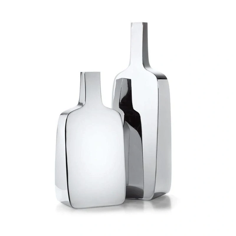 Váza BOTTLE 38 cm nerezová,  Philippi