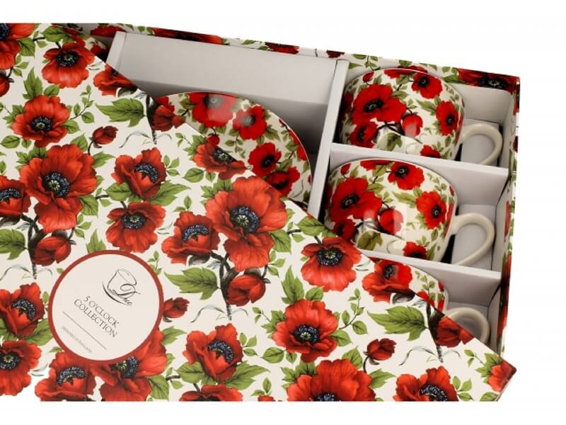 12 dílná porcelánová sada Máky, ART GALLERY COLLECTION, 28270