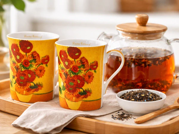 Hrnek 300 ml/set 2 ks Vincent van Gogh Slunečnice, Heritage of Arts