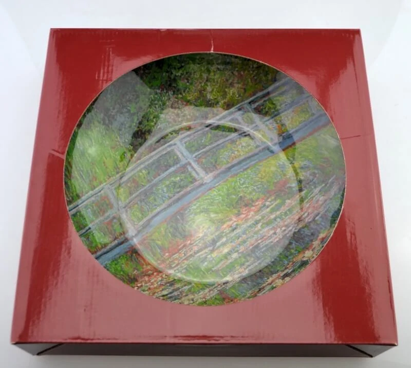 Skleněná mísa hluboká 30 x 6 cm Claude MONET Japonský most, 287135