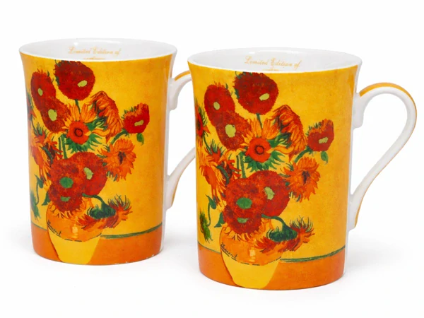 Hrnek 300 ml/set 2 ks Vincent van Gogh Slunečnice, Heritage of Arts