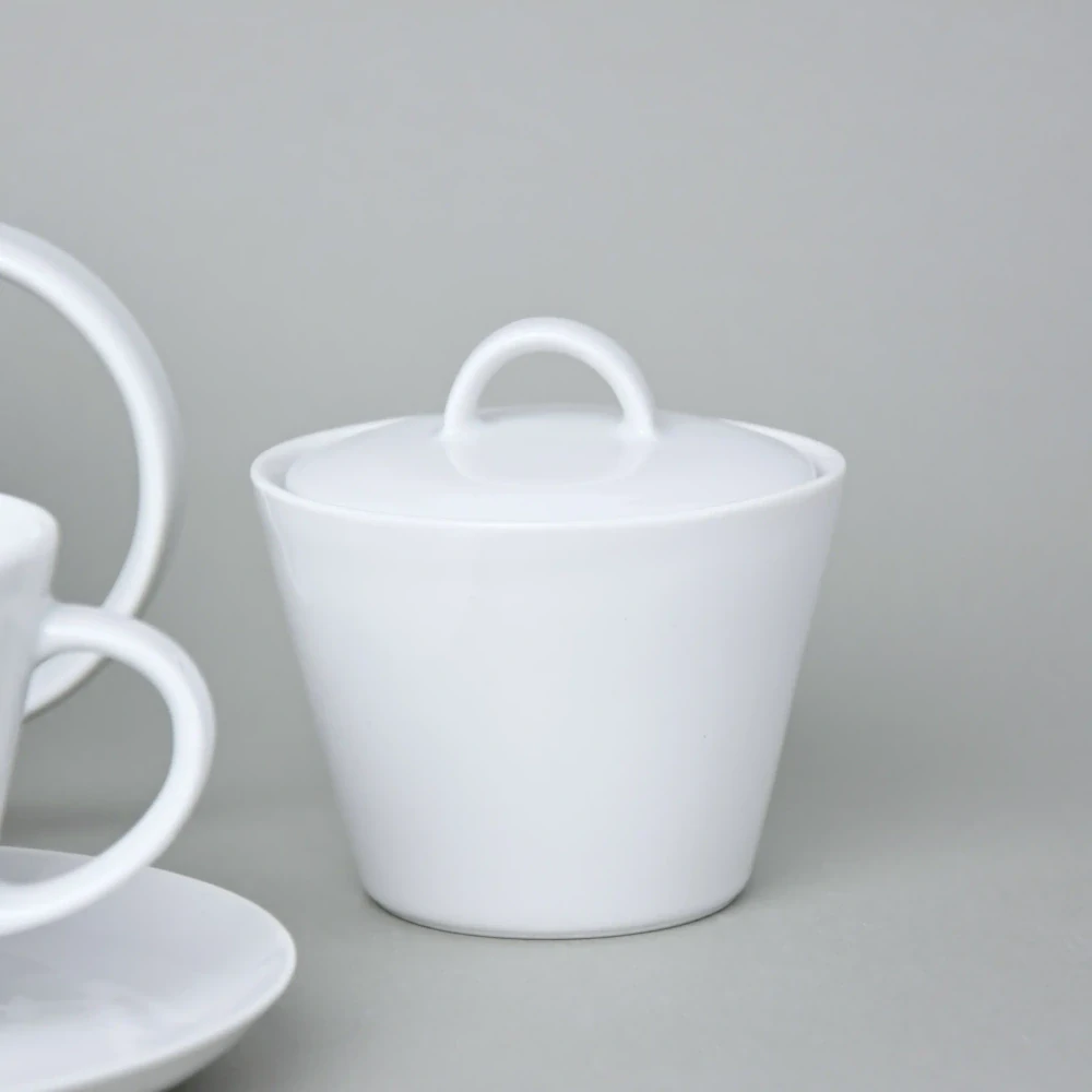 Čajová souprava pro 6 osob, Thun 1794, karlovarský porcelán, TOM bíl