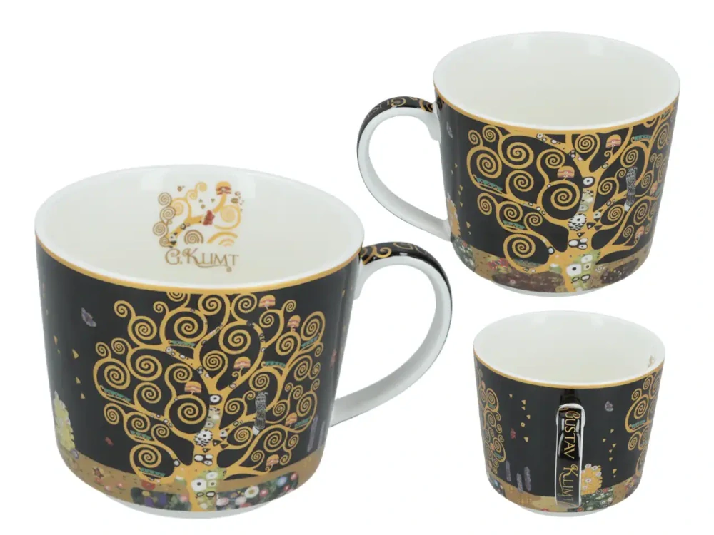 Šálek s podšálkem Gustav Klimt 230 ml The Trees, CARMANI, 5320061