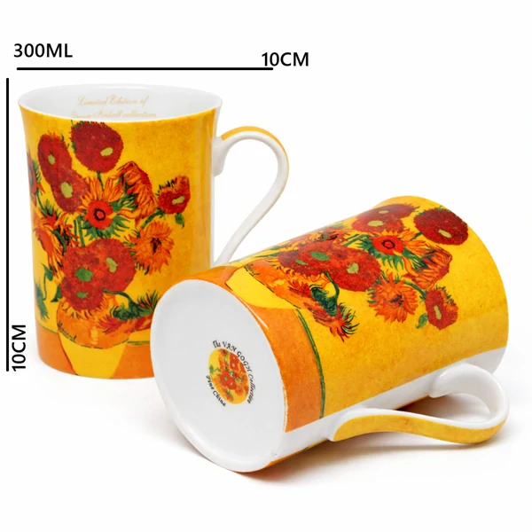 Hrnek 300 ml/set 2 ks Vincent van Gogh Slunečnice, Heritage of Arts