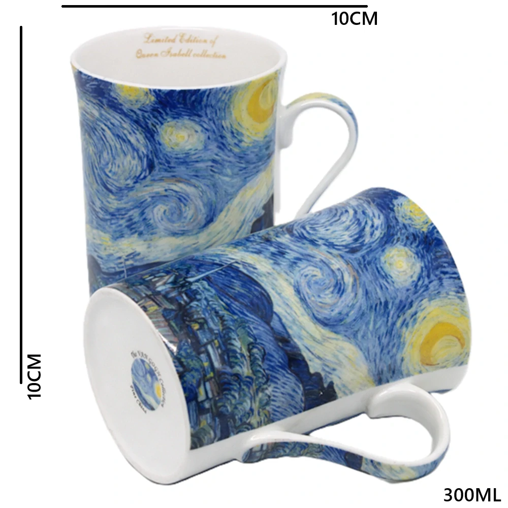 Hrnek 300 ml/set 2 ks Vincent van Gogh The Starry Night, Heritage of Arts