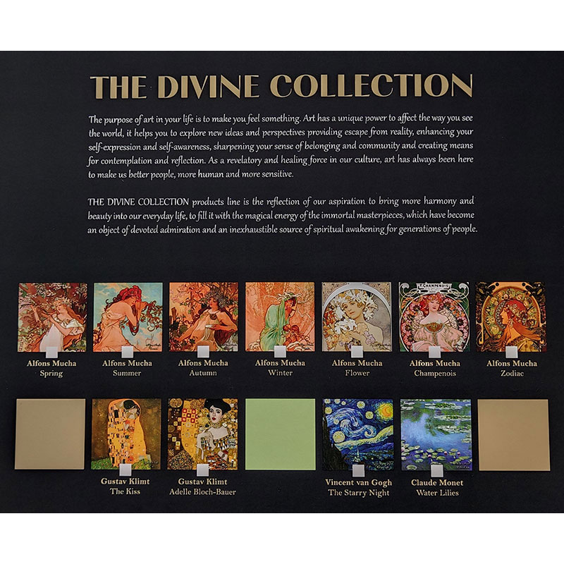 PAOLA RIVELLI Šátek, 90 x 90 cm Alfons Mucha F. Champenois Imprimeur-Éditeu