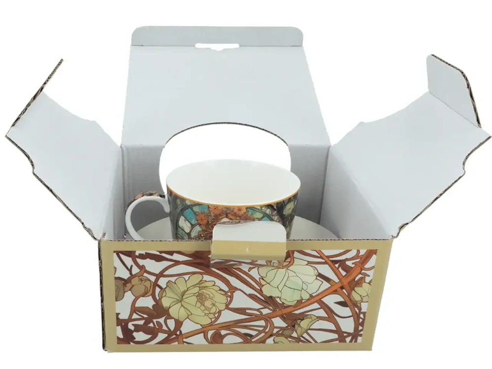 Šálek s podšálkem Alfons Mucha 230 ml, CARMANI, 5390060