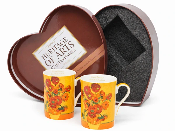 Hrnek 300 ml/set 2 ks Vincent van Gogh Slunečnice, Heritage of Arts