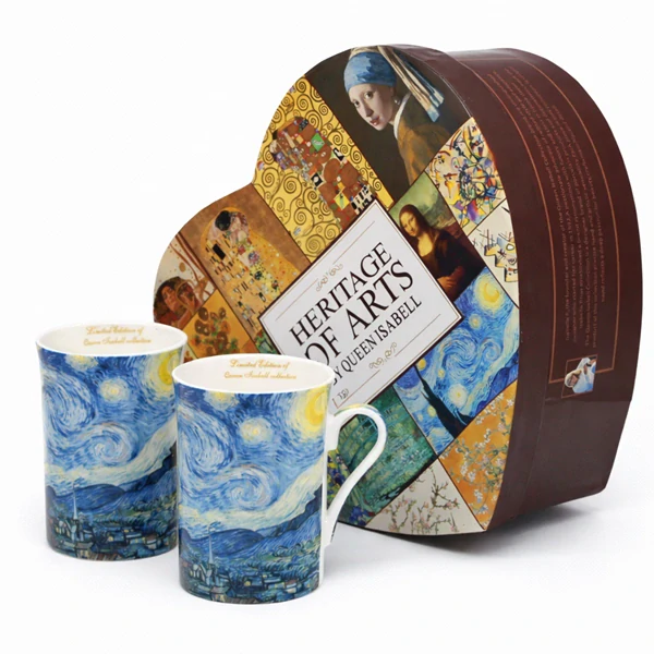 Hrnek 300 ml/set 2 ks Vincent van Gogh The Starry Night, Heritage of Arts