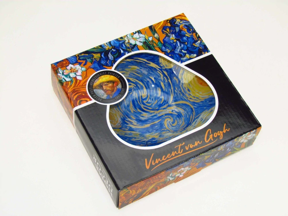 Skleněná miska Vincent van Gogh Starry Night 17 × 17 cm