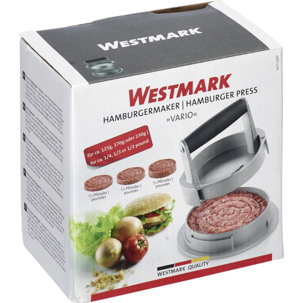 WESTMARK Tvorítko - lis na hamburgery nastavitelný,VARIO